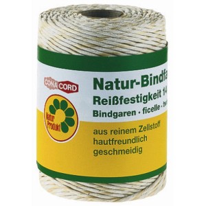 Bobine de ficelle naturelle, 80m de fil de coton pour jardin & maison.