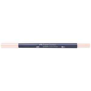 Faber-Castell Goldfaber Sketch Marker, Beigerot Stumpf, con punta a pennello e fineliner.