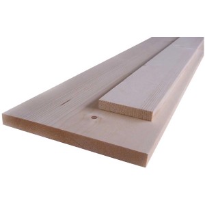 Gehobeltes Fichte/Tanne Brett, 19x170x1000mm, für Innenausbau & Regalbau.