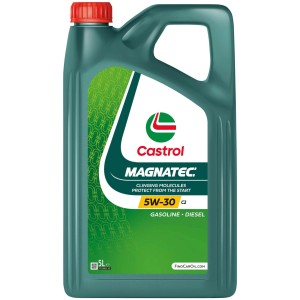 Olio motore Castrol Magnatec 5W-30 C2 H 4A in tanica da 5L per motori benzina e diesel.