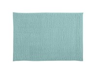 MSV Badteppich Chenille Pastellgrün 40 x 60 cm