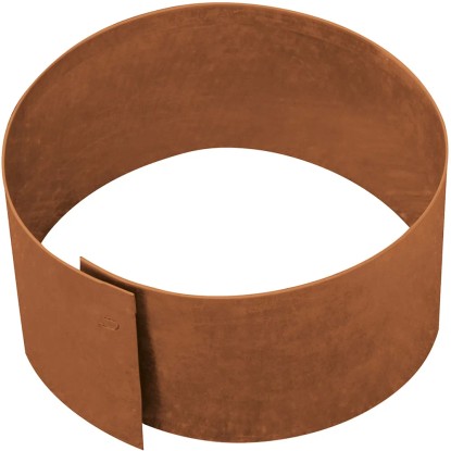 Bellissa Rasenkante Kreis Corten 13 x Ø 30 cm / Stärke 0,65 mm