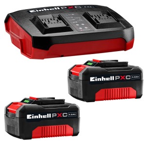 Einhell PXC-Starter-Kit 2 x 4 Ah + Twincharger Kit