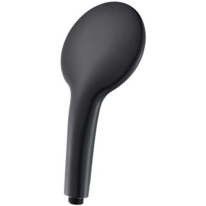 Pommeau de douche Diaqua Dike PCR, noir mat, 3 jets. Douchette pour salle de bain.