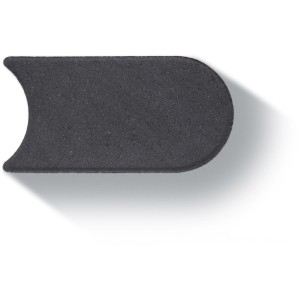 Bordure Maxi anthracite, 31,5 cm, bordure en béton pour pelouses et parterres.