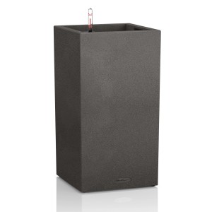 Colonne Lechuza Canto Color noir graphite, 40x40x41cm, pour intérieur et extérieur.