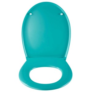 Sedile WC Diaqua Barbana Pacific, in duroplast, con meccanismo di chiusura rallentata.