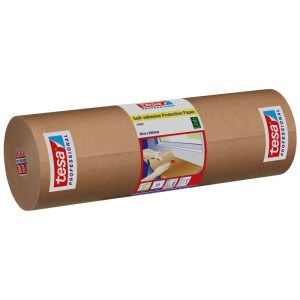 Rouleau de papier de masquage auto-adhésif Tesa, 50 m x 300 mm, pour protéger les surfaces délicates.