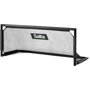 Porta da calcio Salta Techniq Panna, 150x60x60 cm, con telaio in acciaio nero e rete.