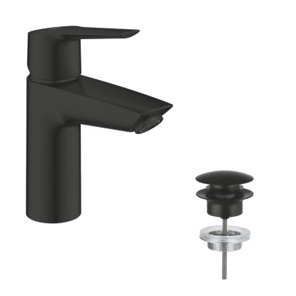 Grohe QuickFix Waschtischarmatur Einhebelmischer Start S Mattschwarz