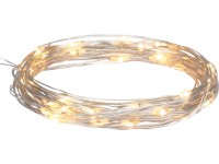 LED-Drahtlichterkette 40 LEDs Warmweiss 4 m