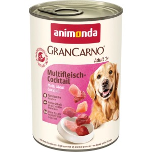 Gran Carno Hunde-Nassfutter Original Adult Multifleisch-Cocktail je 400 g / 6 St
