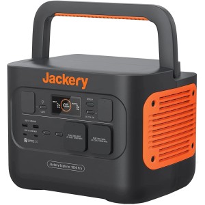 Jackery Powerstation Explorer 1000 Pro : Centrale électrique portable avec poignée, idéale pour le camping et l'alimentation de secours.