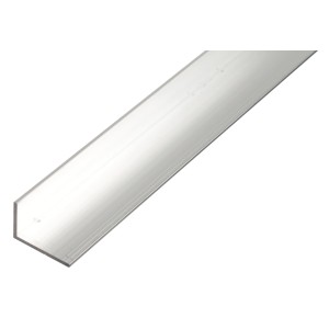 Profilo angolare in alluminio disuguale, 30x50x1000 mm, ideale per fissaggi.