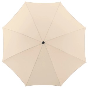 Runder Doppler Sonnenschirm Myzone, naturfarbene Bespannung, Ø 200 cm. Perfekt für Balkon & Terrasse.