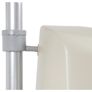 Garantia filtro pluviale riempitore automatico grigio, dettaglio del collegamento alla botte.