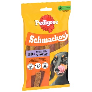 Pedigree Schmackos Multi Mix, 20 pezzi. Snack per cani in vari gusti.