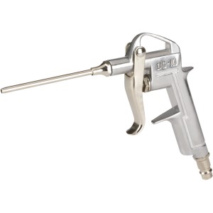 Pistolet de soufflage long Einhell en métal léger, accessoire pour compresseurs.