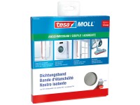 Tesa Tür- und Fensterdichtung Tesamoll PVC-Schaumstoff Grau 10 m x 12 mm