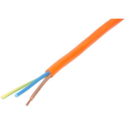 EPR/PUR-Kabel H07BQ-F Orange 3 x 1,5 mm² Länge 10 m