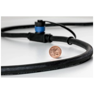 Copertura trasformatore Paulmann Plug & Shine, grigia, in plastica per sistemi di illuminazione esterna.