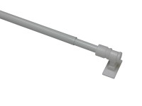 Gardinia Barre de fenêtre California Blanc Ø 12 mm extensible 50 - 85 cm