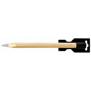 Scalpello a punta Rennsteig 200mm, verniciato, con supporto SB. Utensile per lavori di demolizione.