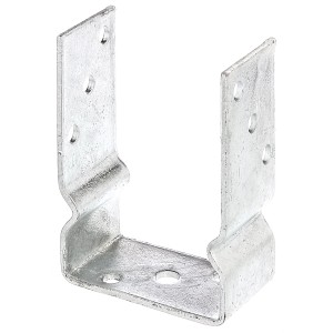 U-Pfostenträger feuerverzinkt 101x150mm zum Aufschrauben für Holzkonstruktionen.