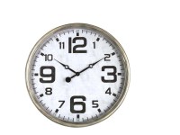 Decofinder Uhr Louis Grau Ø 48,5 cm