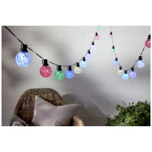 Guirlande lumineuse LED Star Trading Smart Party Light Multicolor avec 25 LED multicolores pour l'extérieur.