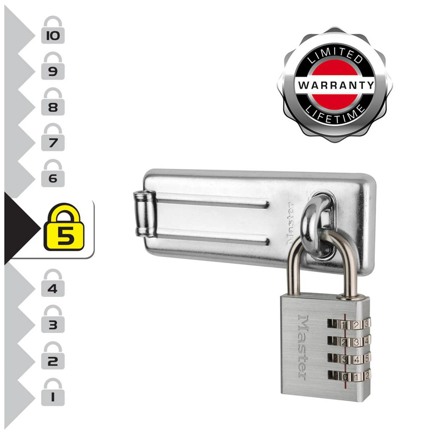 Federal FD730 Vorhängeschloss Sold Secure Silber