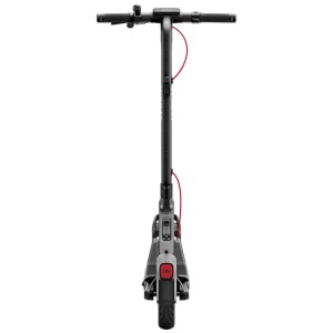 Trottinette électrique noire Segway Ninebot E3 Pro D, vue de face.