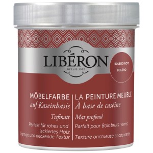 Libéron pittura per mobili a base di caseina Bolérorot, barattolo da 0,5 l.