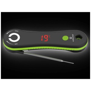 Termometro da grill Outdoorchef Easy Check Quick: Termometro digitale con sonda in acciaio inox e display temperatura.