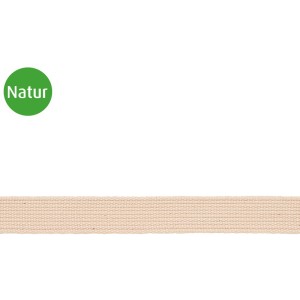 Conacord Gurtband aus Baumwolle, 20 mm breit, Farbe Natur.