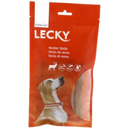 Eric Schweizer Snack per cani Lecky Sticks di renna 5 pz.