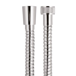 aquaSu Flexible de douche Teno, 2 m, chrome, métal, anti-torsion.
