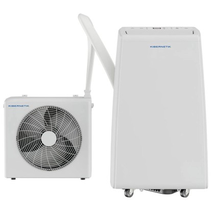 Kibernetik mobiles Quick-Split-Klimagerät Weiss 12'000 BTU