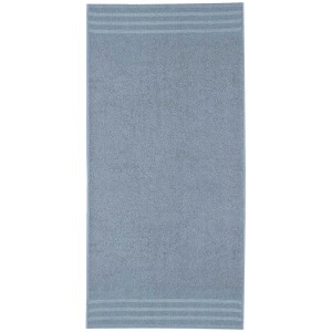 Asciugamano ospite Kleine Wolke Royal in cotone blu acciaio, 30x50 cm.