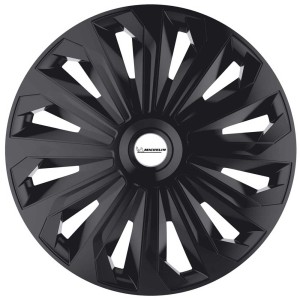Enjoliveurs noirs Michelin NVS04, 14 pouces, jeu de 4 pour l'extérieur de la voiture.