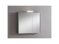 LED-Spiegelschrank Zement (HxBxT) 70 x 81 x 15 cm