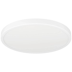 Plafonnier LED Eglo Fueva 6-Z blanc et rond en plastique, Ø 39 cm.