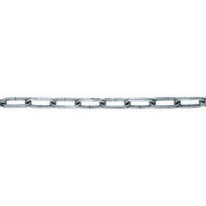 Feuerverzinkte Rundstahlkette, Ø 4 mm, max. 80 kg Belastbarkeit.