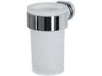 Spirella Zahnputzbecher Milo mit Halter Chrom Spirella Zahnputzbecher Milo mit Halter Chrom