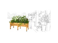 VegTrug Pflanztrog Medium Natur 183 x 76 x 80 cm VegTrug Pflanztrog Medium Natur 183 x 76 x 80 cm