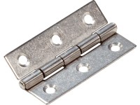 Scharnier geschlagen Edelstahl 60 x 34 mm Scharnier geschlagen Edelstahl 60 x 34 mm