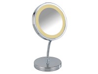 Wenko LED Kosmetik-Standspiegel Brolo Chrom Wenko LED Kosmetik-Standspiegel Brolo Chrom