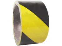 Warnmarkierungsband PVC Gelb-Schwarz 33 m x 50 mm