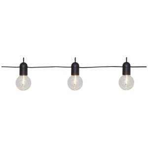 Guirlande lumineuse LED Star Trading Fiesta avec 10 LED blanc chaud pour extérieur, 3,6 m de long.
