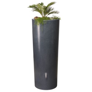 Garantia Stone 2in1 350 l Lava serbatoio acqua piovana con fioriera e rubinetto.